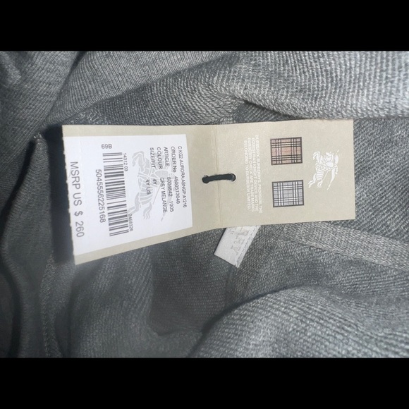 Burberry Children Grey Hoodie 4Y NWT Unisex - Picture 8 of 12